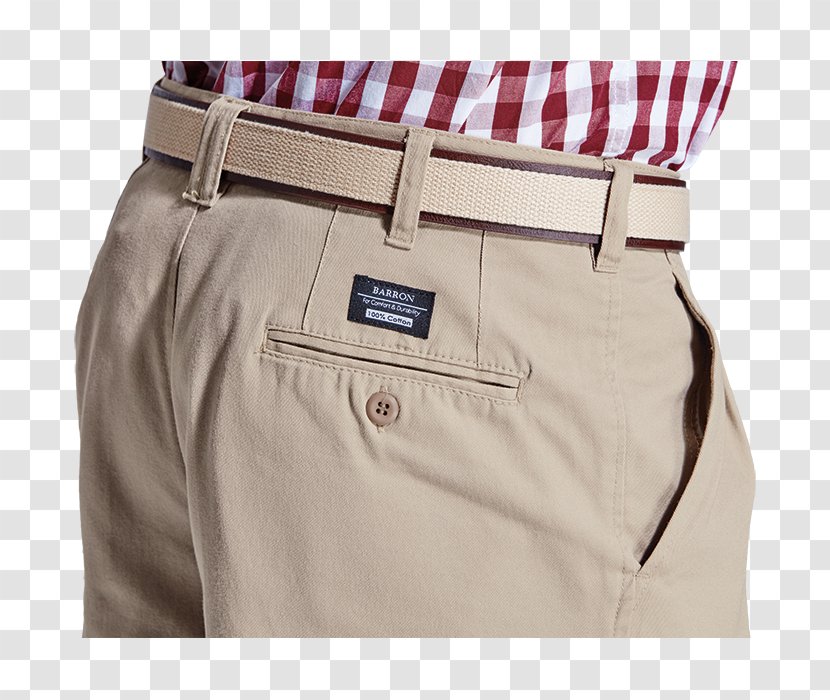 Bermuda Shorts Chino Cloth Pants Khaki - Pocket Transparent PNG