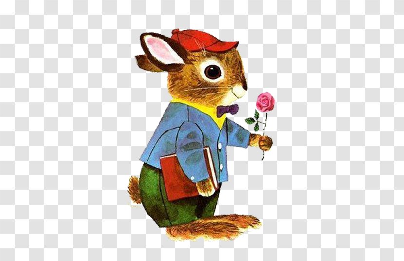 Rabbit Richard Scarry - Vertebrate - Rose Transparent PNG