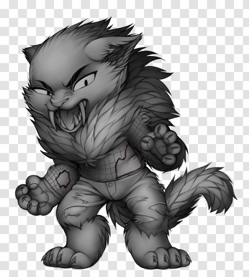 Whiskers Lion Cat Werewolf Gray Wolf - Carnivoran Transparent PNG
