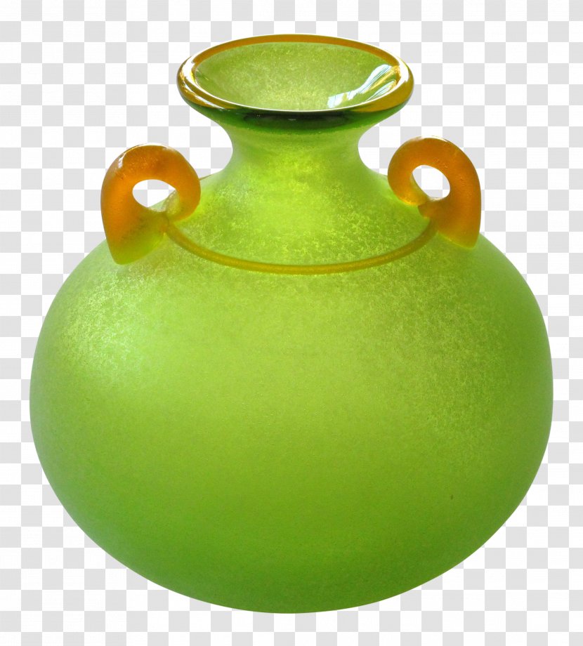 Vase Acid Green Murano Ceramic Glass - Artifact - Iron Transparent PNG