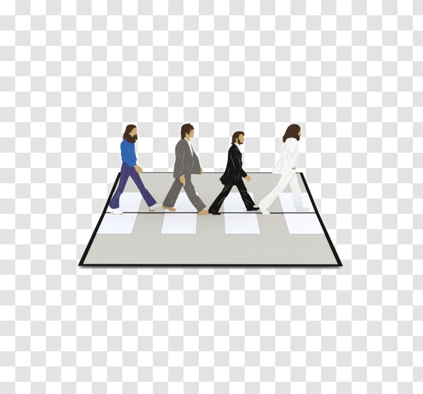 Lovepop The Beatles Abbey Road Pop Up Card LovePop, Inc. Greeting & Note Cards - Rectangle - Studio Transparent PNG