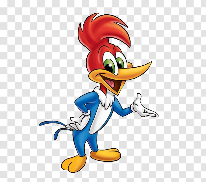 Woody Woodpecker Drawing Ride The Lightning Video - Rooster - Female Mask Transparent PNG