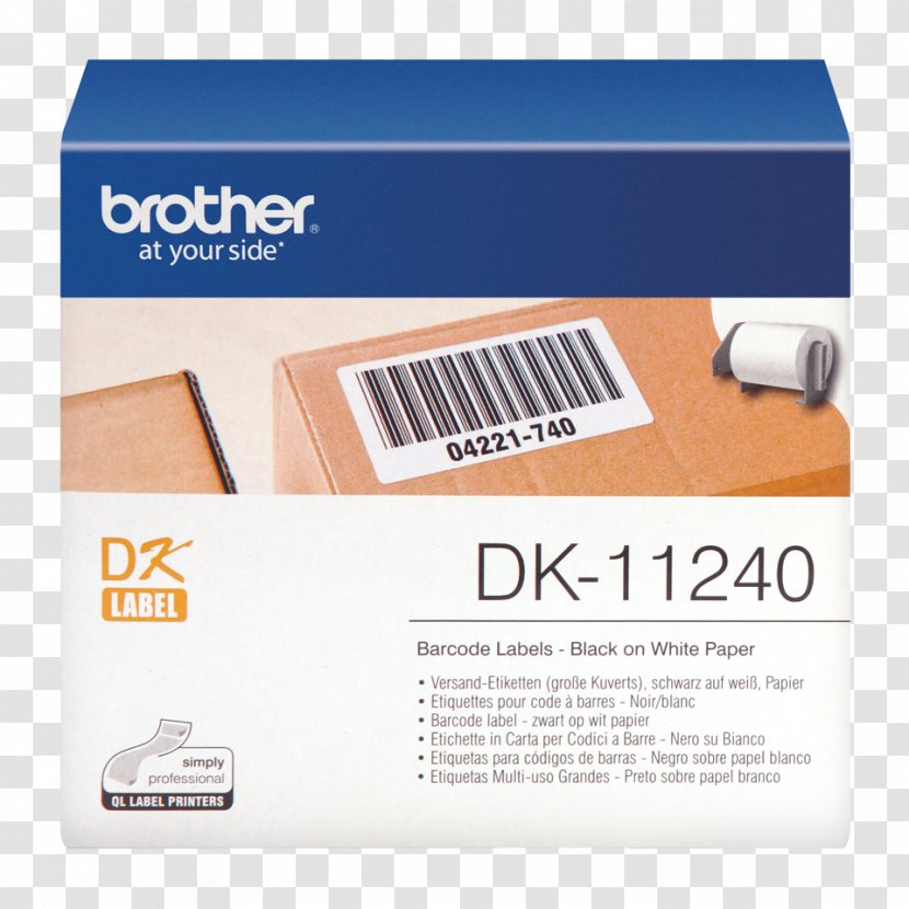 Adhesive Tape Paper Label Printer Brother Industries - Choy Sum Transparent PNG