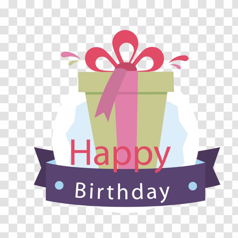 A Birthday Present - Happy To You - Pink Transparent PNG