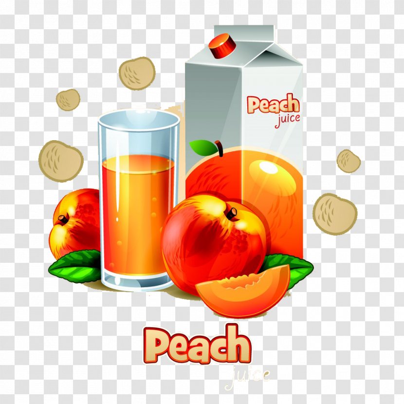 Juice Fruit Peach - Apricot Kernel Transparent PNG