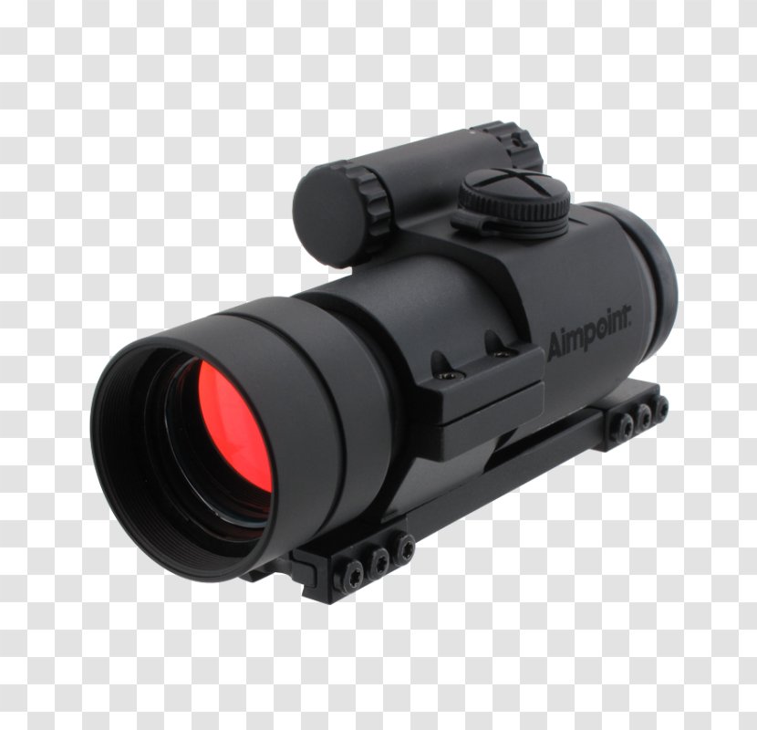 Aimpoint AB Telescopic Sight Red Dot Hunting - Watercolor - Frame Transparent PNG