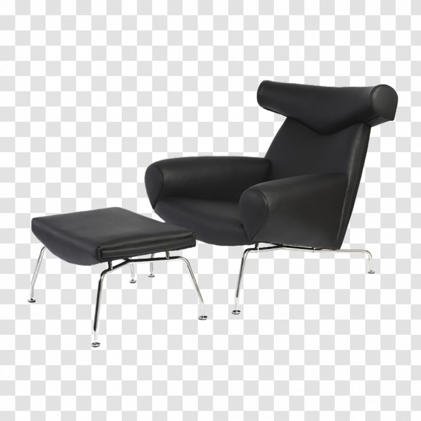 Eames Lounge Chair Egg Club Furniture - Couch Transparent PNG