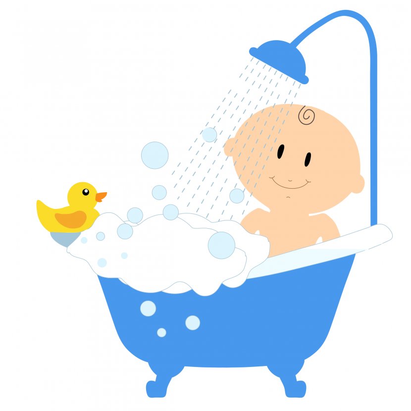 Baby Shower Infant Clip Art - Flower - Babies Bath Cliparts Transparent PNG