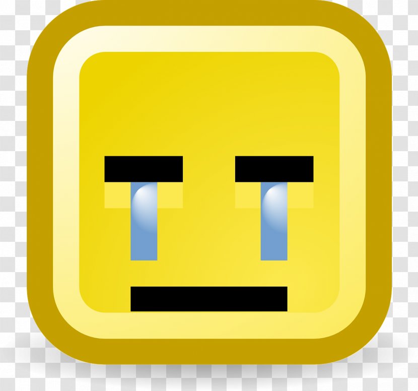 Smiley Crying Sadness - Yellow Transparent PNG