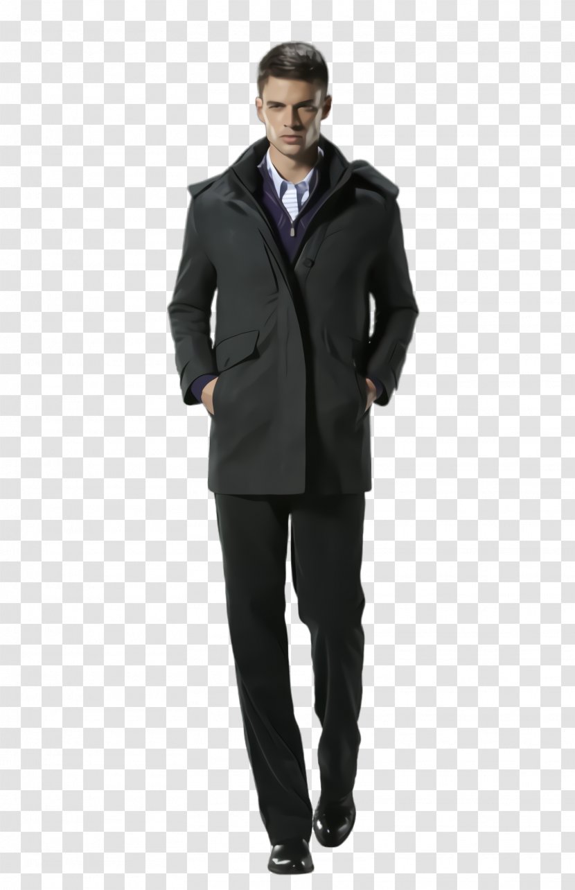 Clothing Coat Outerwear Overcoat Jacket - Standing Sleeve Transparent PNG
