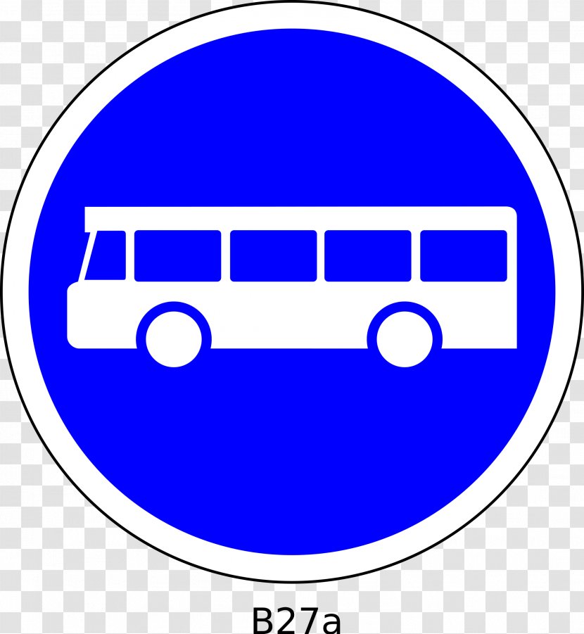 Bus Stop Traffic Sign Road - Warning Transparent PNG