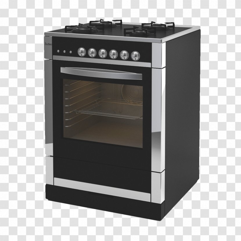 Oven Kitchen Stove Gas AGA Cooker - Baking - Black Transparent PNG