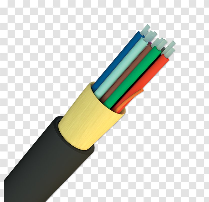Electrical Cable Optical Fiber Steel Wire Armoured - Optics Transparent PNG