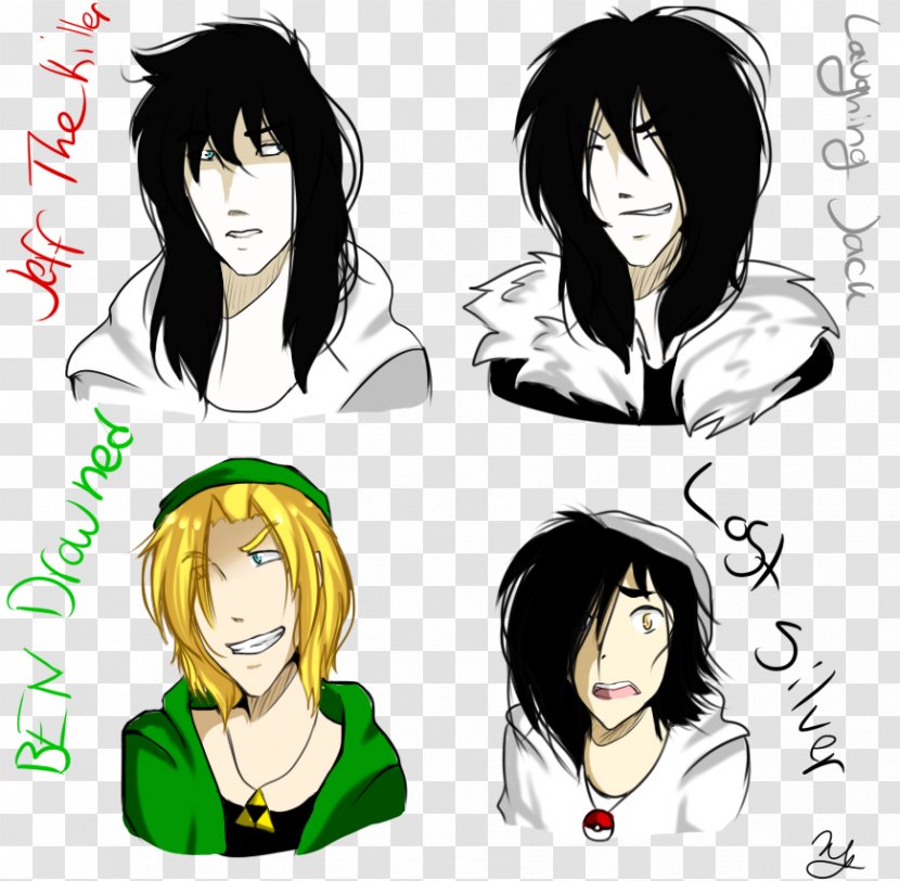 Slenderman Creepypasta Laughing Jack Jeff The Killer Homo Sapiens - Tree - Lost Clipart Transparent PNG