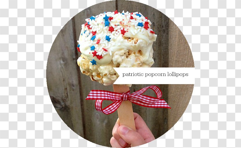 Lollipop Popcorn Ice Cream Cones Recipe Dessert - Frozen Transparent PNG