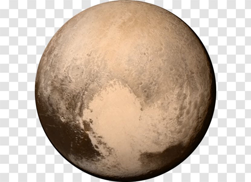 New Horizons Pluto's Heart Moons Of Pluto - Planet Transparent PNG