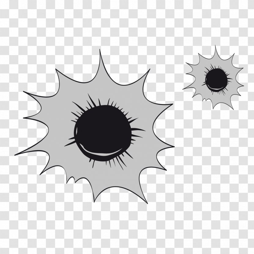 Explosion Icon - Firecracker - Gray Bullet Holes Transparent PNG