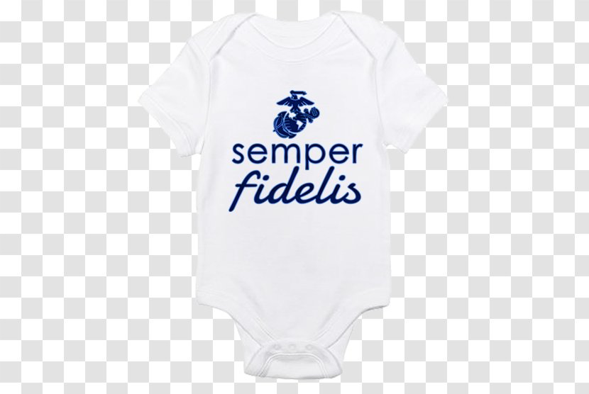 Baby & Toddler One-Pieces T-shirt Semper Fidelis Blue Infant - T Shirt Transparent PNG