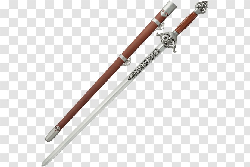 Jian Chinese Swords And Polearms Dao Weapon - Guandao - Sword Transparent PNG
