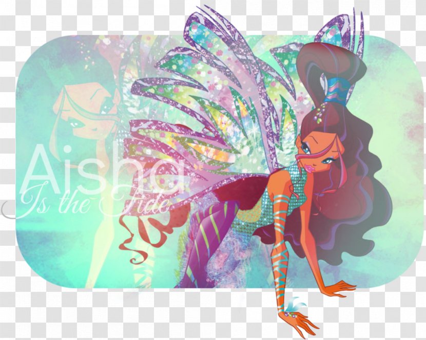 Aisha Stella Tecna Musa Sirenix - Winx Club Season 6 Transparent PNG