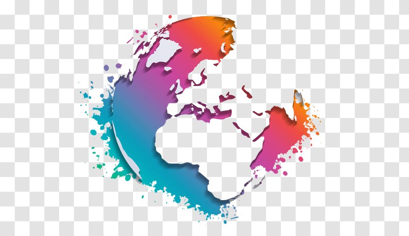 Earth Globe World Map Vector Graphics Transparent PNG