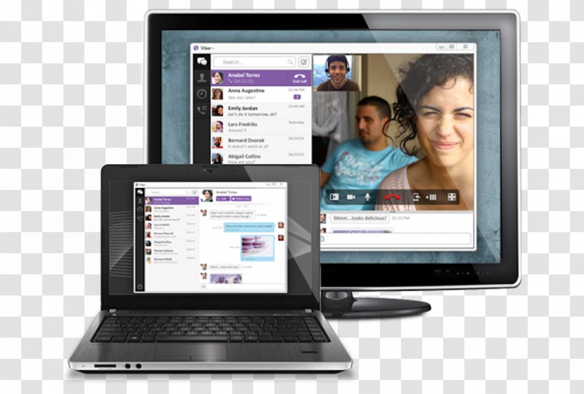 Viber Mobile Phones Personal Computer Desktop Computers - Media Transparent PNG