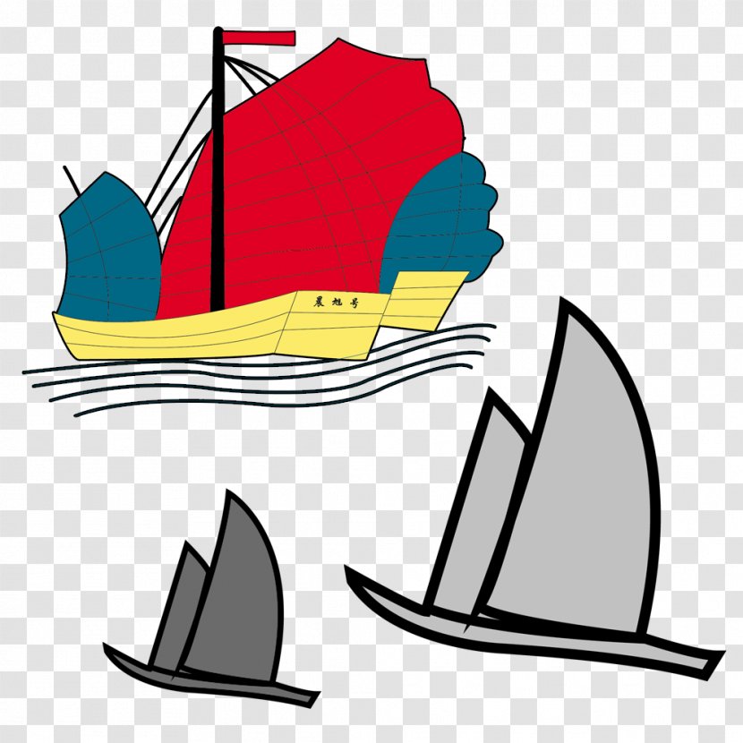 Sailing Ship Watercraft Design Cartoon - Pilgrim Sailboat Transparent PNG