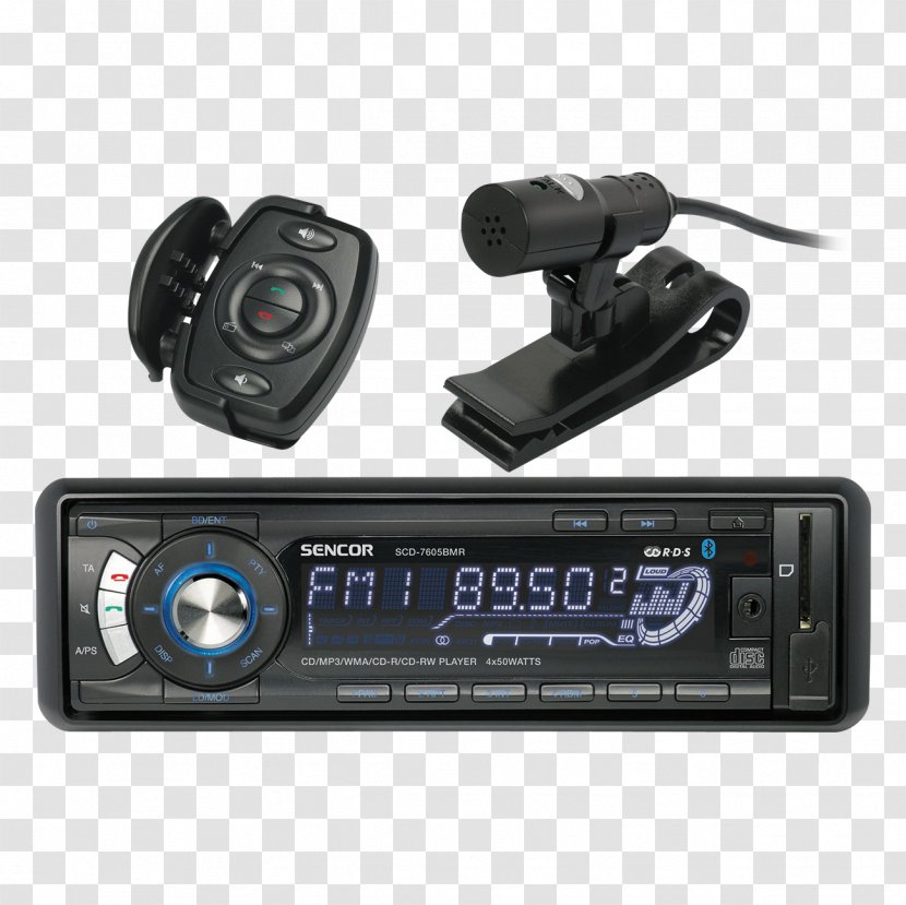 Car Vehicle Audio Sencor Remote Controls - Technology Transparent PNG