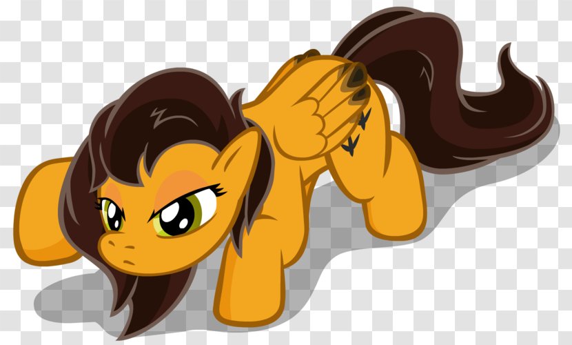 Horse Mammal Pony Cat Animal - Yellow - Raven Feather Transparent PNG