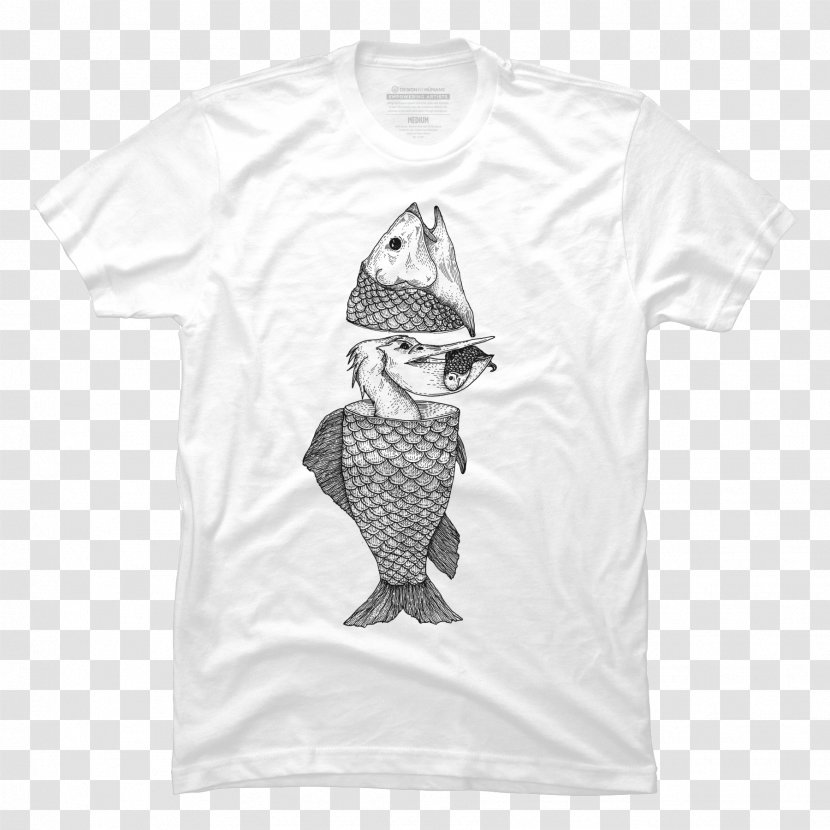 T-shirt Clothing Hoodie - Bird - Pelican Transparent PNG