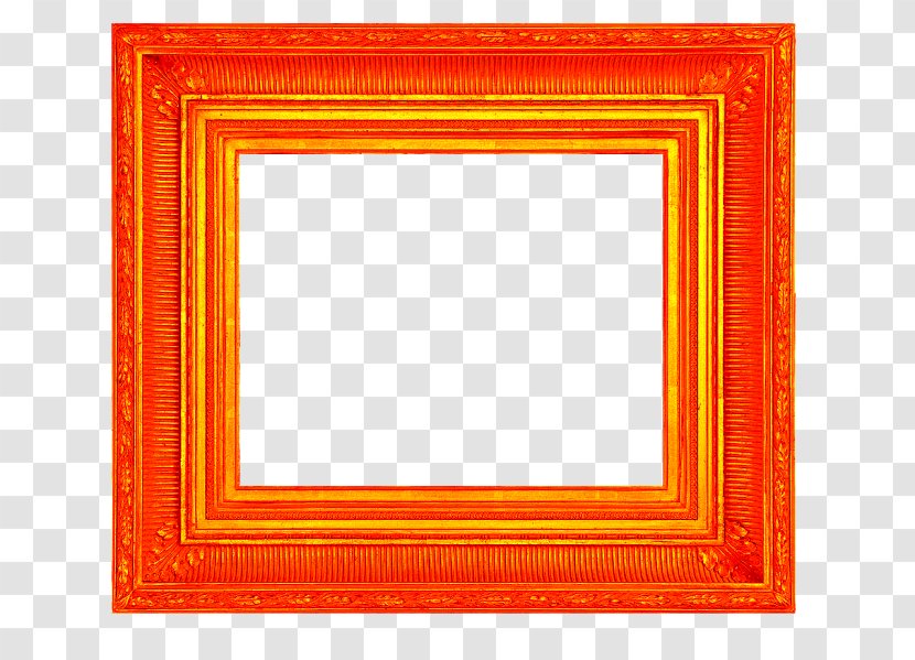 Picture Frames Decorative Arts Television - Frame - Orange Peel Transparent PNG