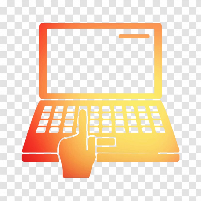 Laptop Yellow Computer Product Design Transparent PNG