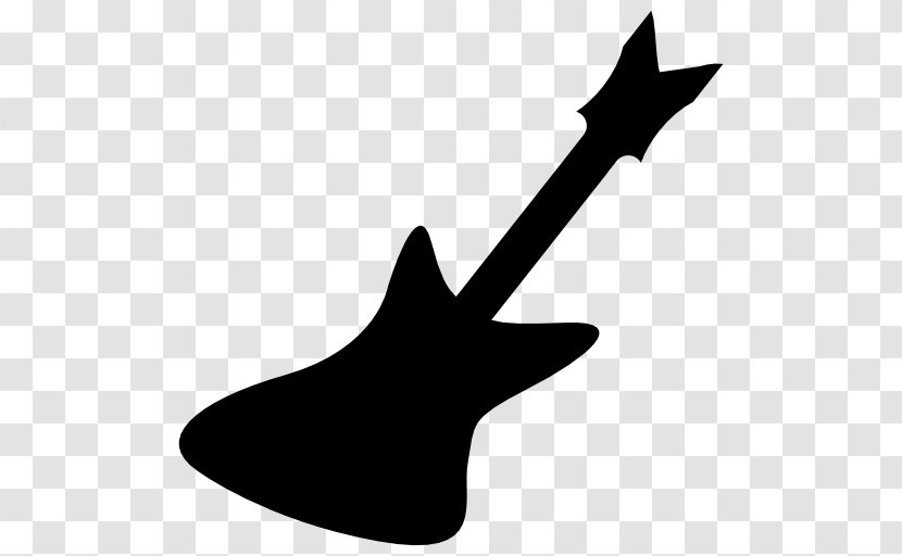 Bass Guitar Musical Instruments - Silhouette Transparent PNG