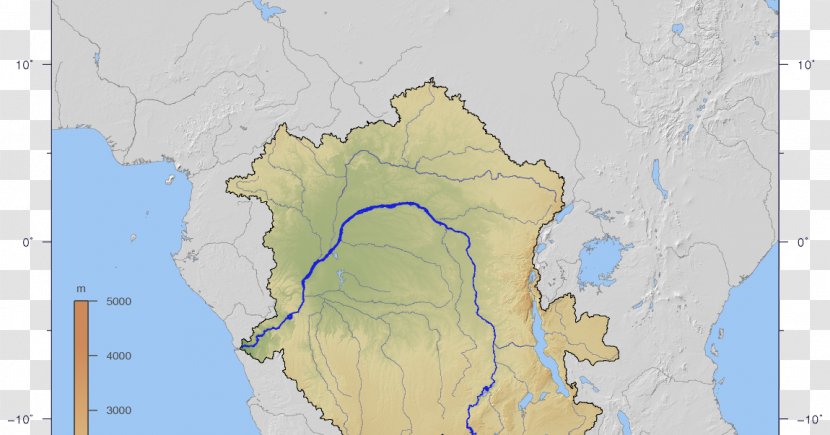 Congo River Democratic Republic Of The Map Ecoregion - Holi Ganga Transparent PNG