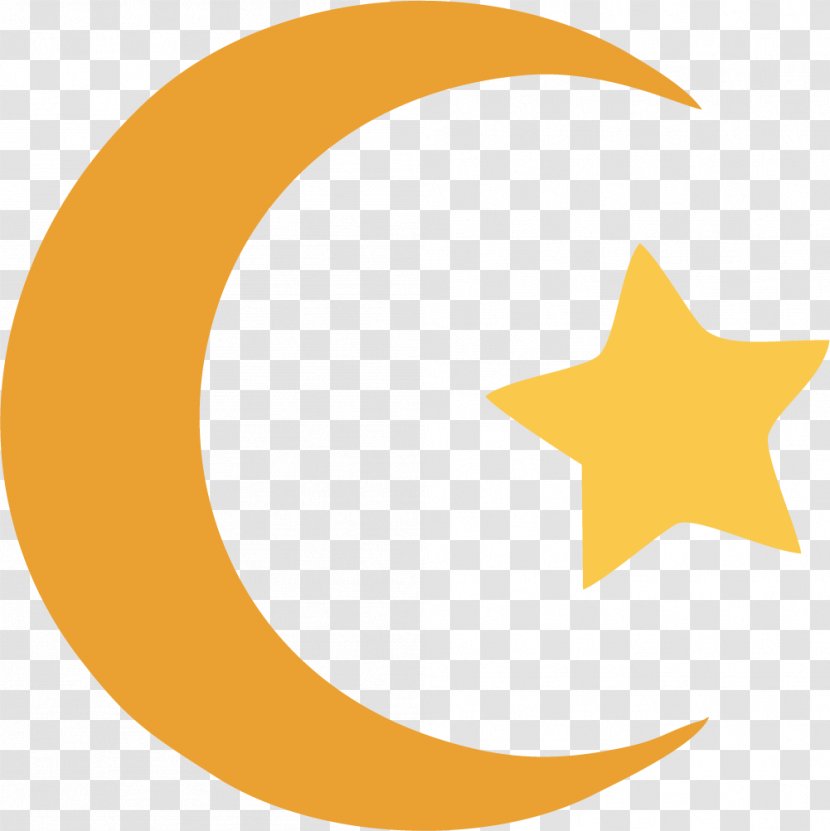 Eid Al-Fitr Al-Adha Religion Clip Art - Text - Yellow Moon Of Al Fitr Transparent PNG