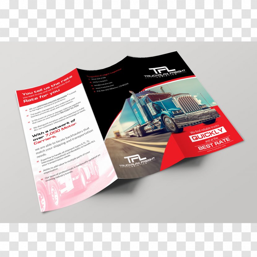 Brand Brochure - Tri Fold Transparent PNG