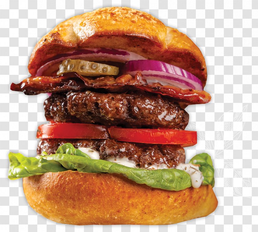 Cheeseburger Buffalo Burger Hamburger Whopper Pizza - Fried Food Transparent PNG
