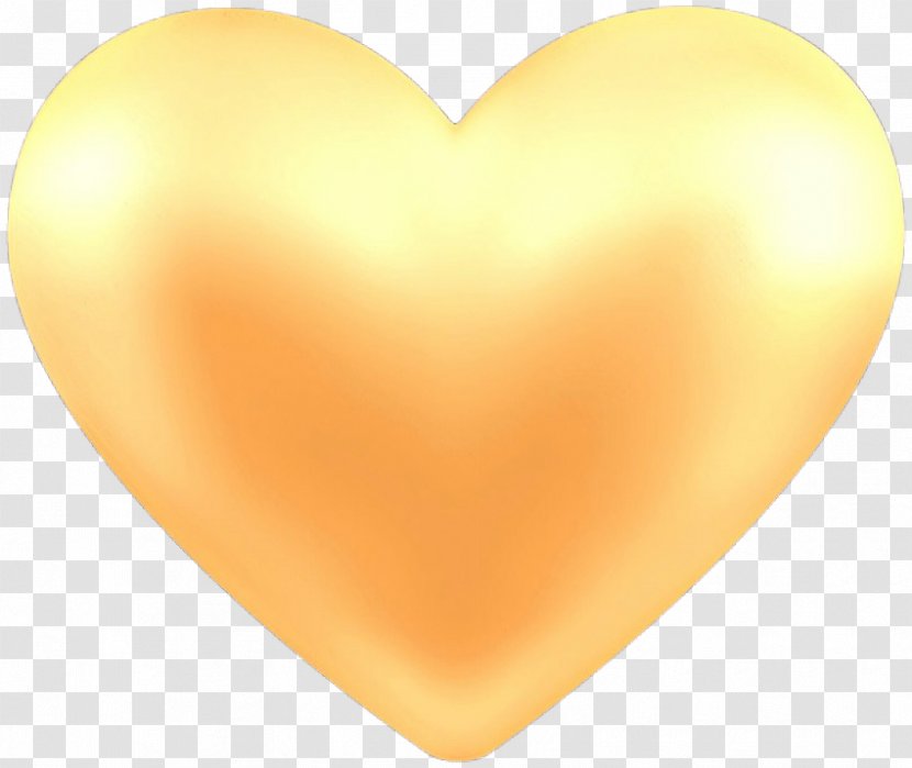Love Background Heart - Yellow - Peach Transparent PNG