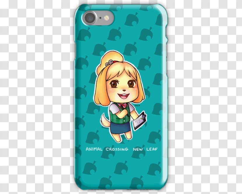 Cartoon Turquoise Character Mobile Phone Accessories Phones - Animal Crossing Leaf Transparent PNG