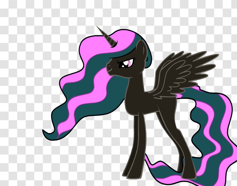 Pony Princess Celestia Gray Wolf Horse Twilight Sparkle - Winged Unicorn - Dark Transparent PNG