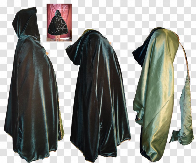 Cape Robe Cloak Outerwear - Stock - Velvet Transparent PNG