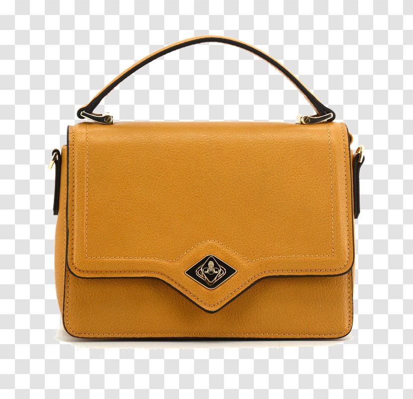 Handbag Leather Crossbody Tod's Shoulder Bag M - Orange - Strap Transparent PNG