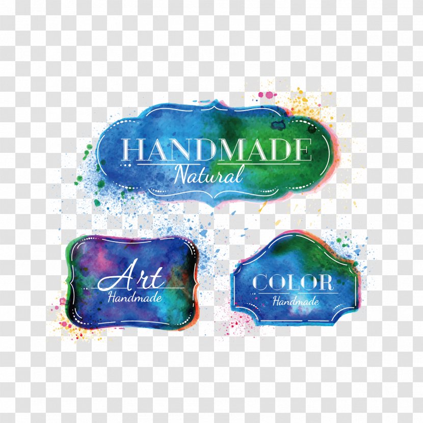 Label Watercolor Painting Stock Illustration - Vector Decoration Transparent PNG