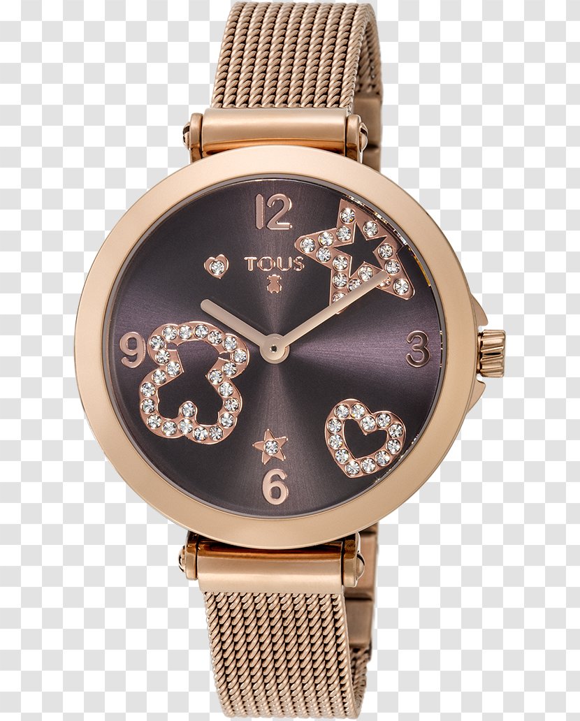 Clock Tous Watch Jewellery Bitxi - Bracelet Transparent PNG