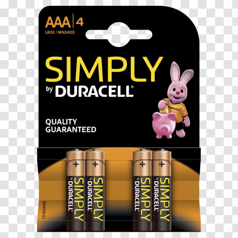 AAA Battery Duracell Alkaline Charger - Varta Transparent PNG