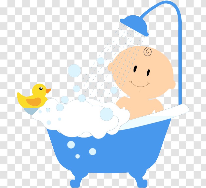 Clip Art Vector Graphics Infant Openclipart Image - Boy - Bathtub 2b Transparent PNG