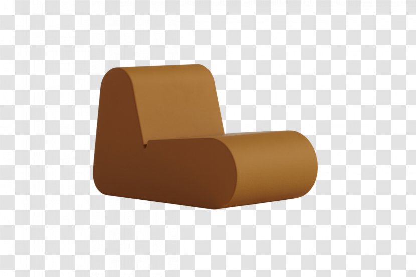 Angle Brown - Armchair Transparent PNG