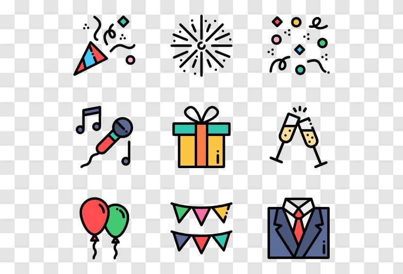 New Year's Resolution Party Computer Icons Clip Art - Birthday Transparent PNG