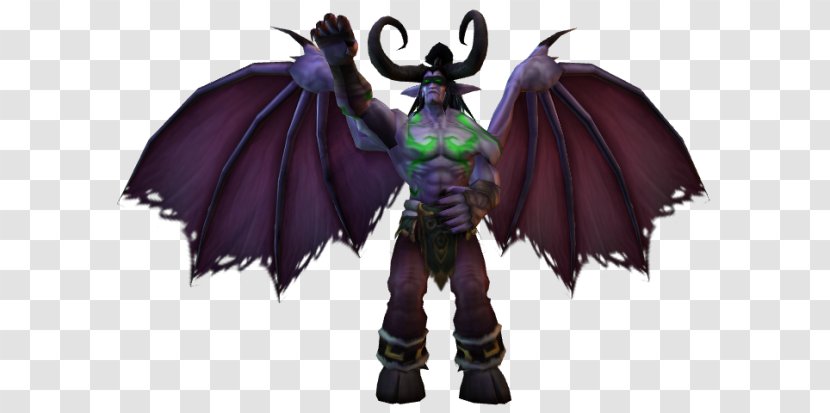 World Of Warcraft: The Burning Crusade Illidan: Warcraft Illidan Stormrage 3D Modeling Demon - Figurine Transparent PNG