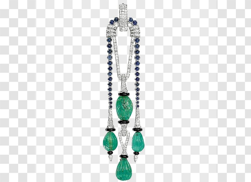 Pendant Jewellery Emerald Necklace Cartier - Pearl - Brooch Transparent PNG